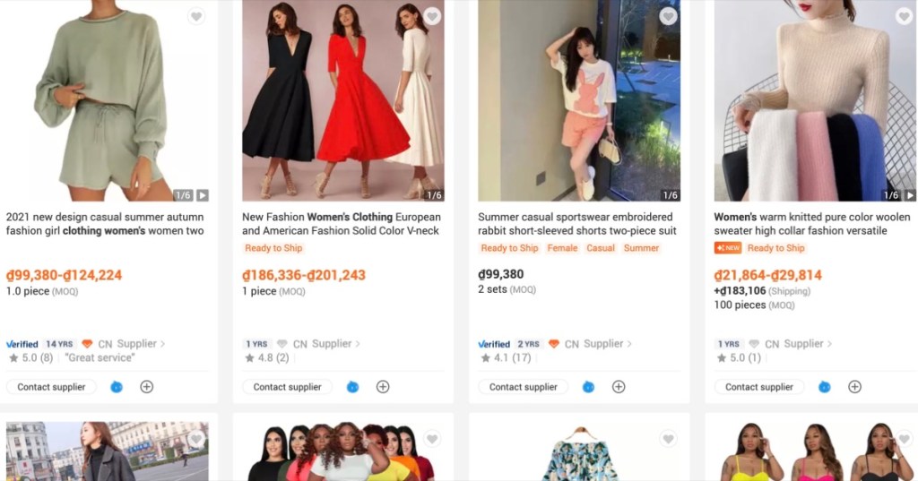 Alibaba wholesale fashion clothing marketplace