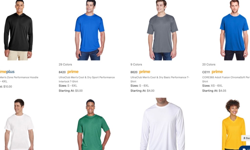 Alphabroder wholesale 100% polyester t-shirt supplier