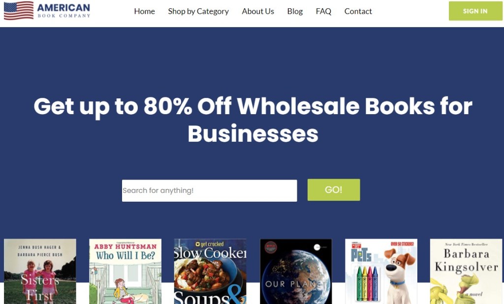 AmericanBookCo book wholesaler