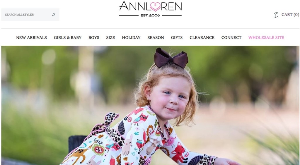 AnnLoren baby & children's fashion clothing dropshipping supplier