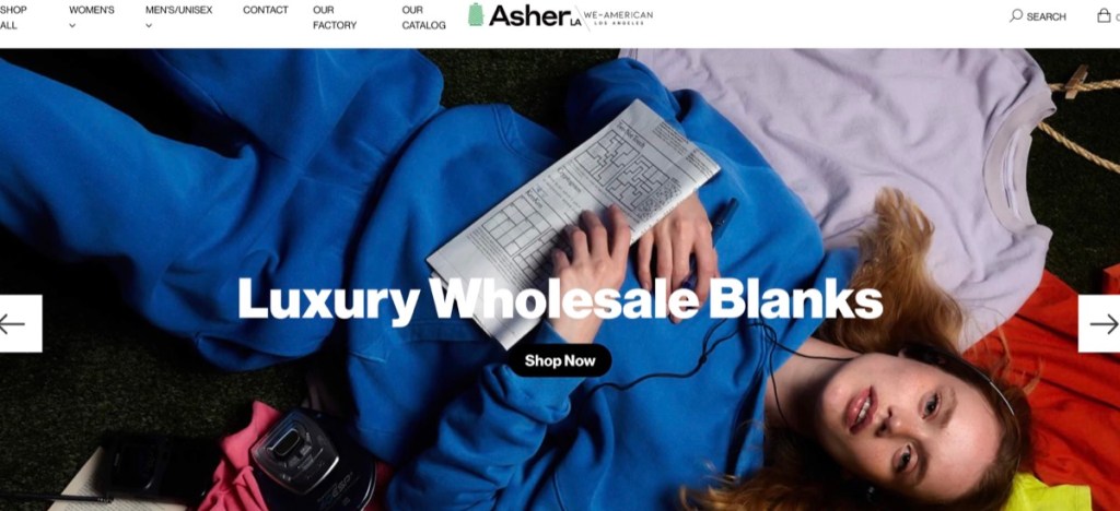 Asher LA wholesale blank sweatsuit & jogger set supplier