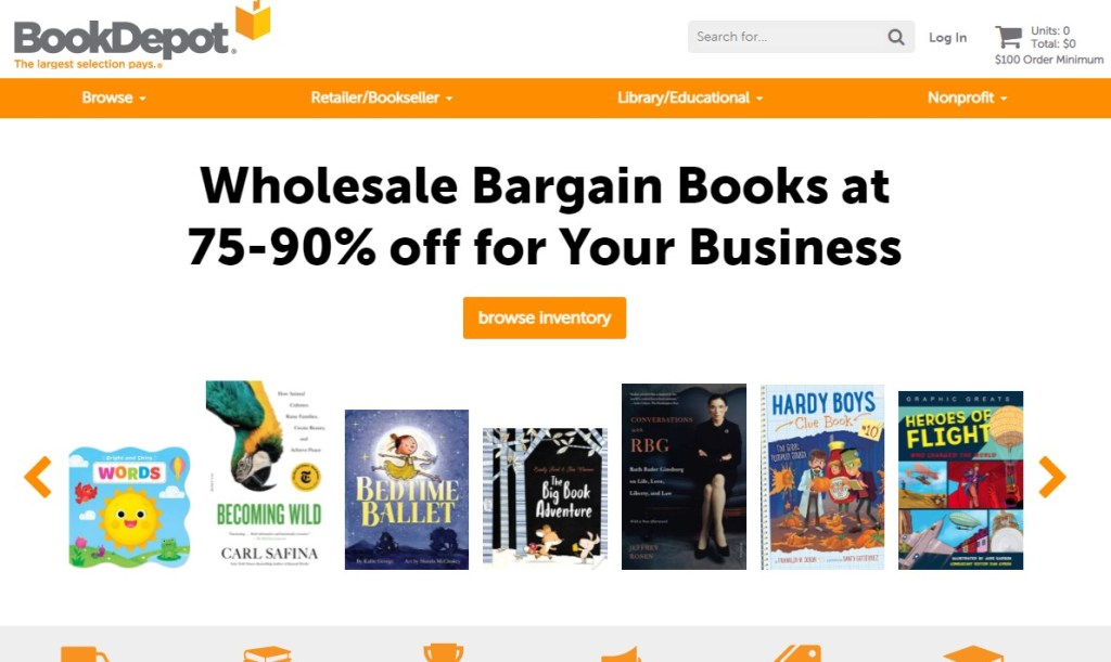 BookDepot book wholesaler