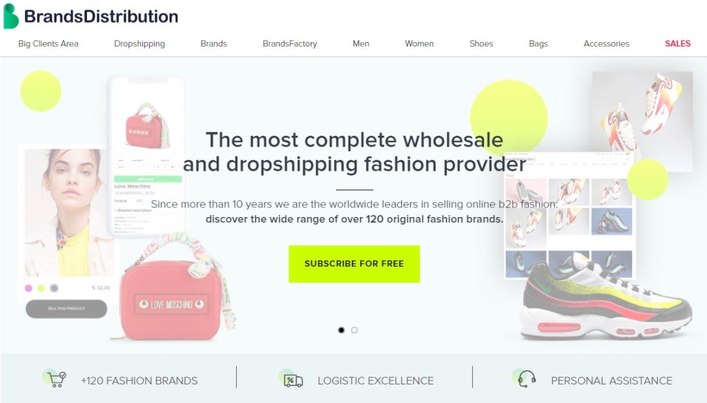 BrandsDistribution homepage