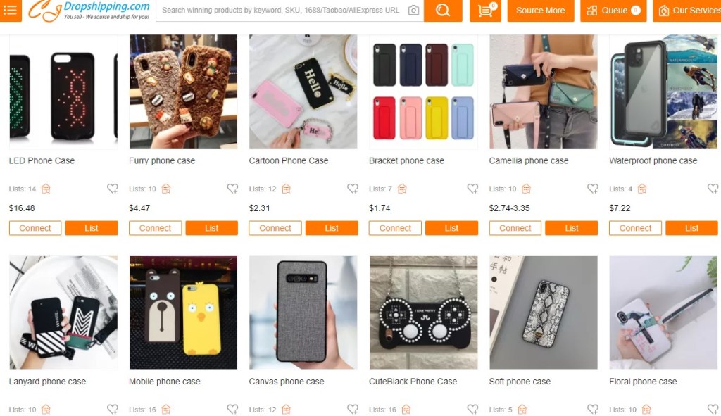 CJDropshipping phone cases & accessories dropshipping supplier