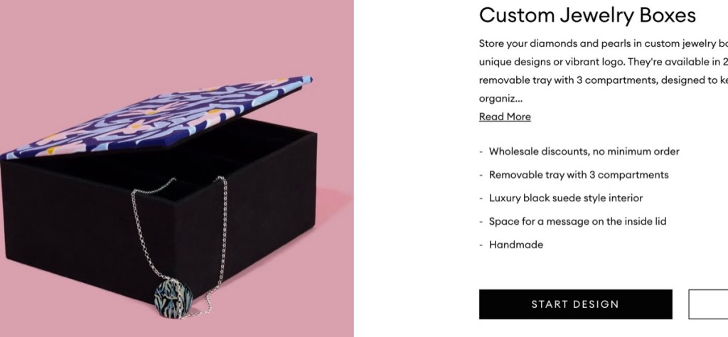 Contrado custom jewelry box print-on-demand supplier