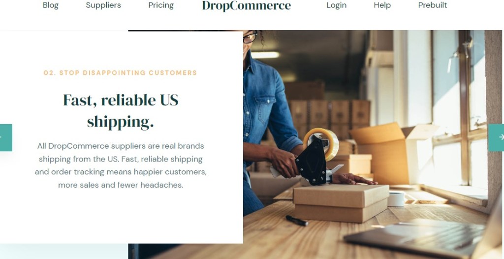 DropCommerce Shopify dropshipping supplier