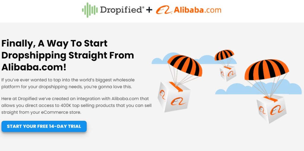 Dropified Alibaba dropshipping app