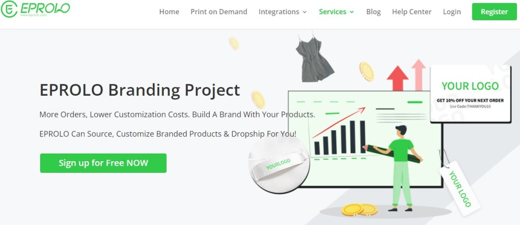 EPROLO branded dropshipping supplier