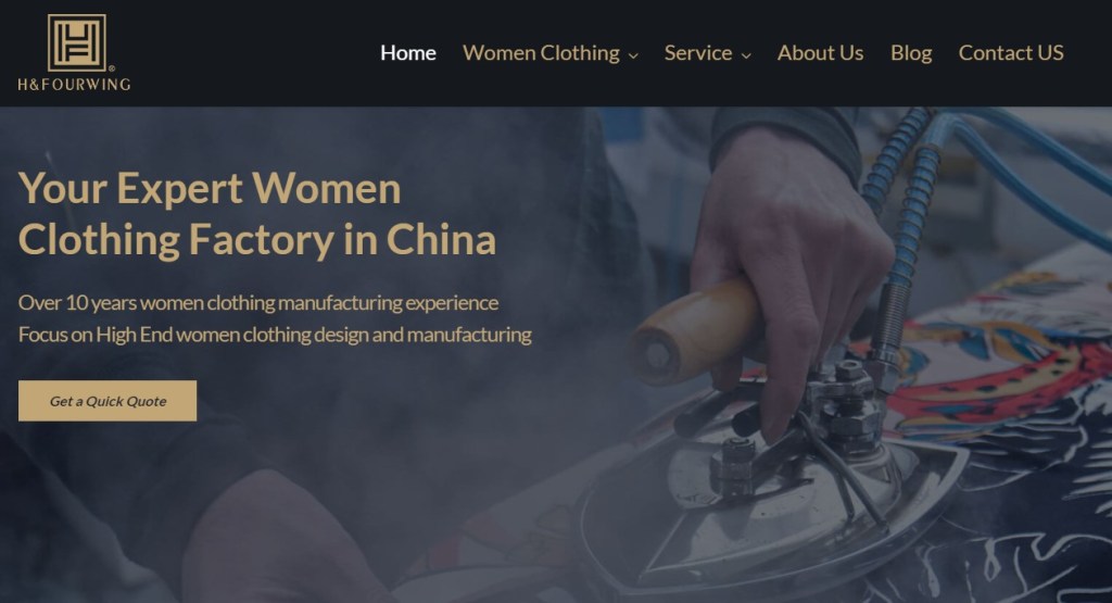 Hfourwing fashion clothing manufacturer in China
