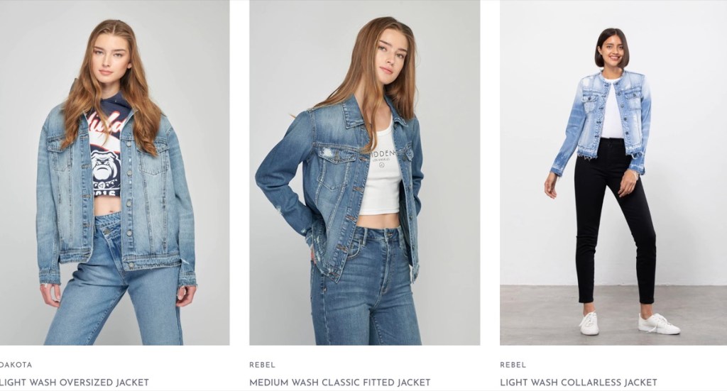 Hidden Jeans wholesale denim jacket supplier in the USA