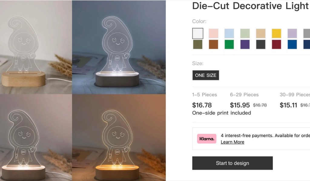 HugePOD custom lamp & night light print-on-demand supplier