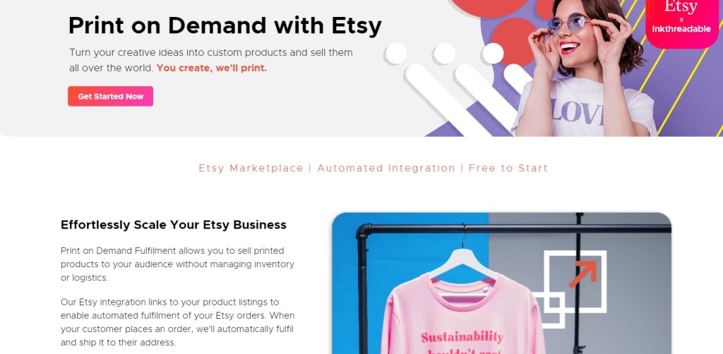 Inkthreadable Etsy dropshipping supplier
