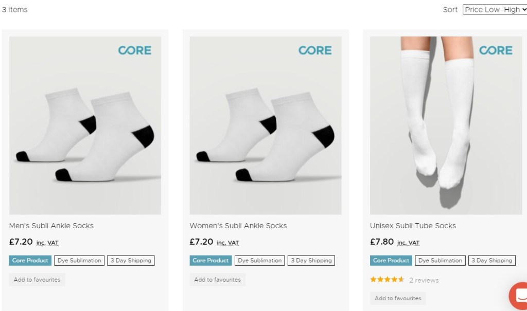 Inkthreadable sock & stocking print-on-demand company