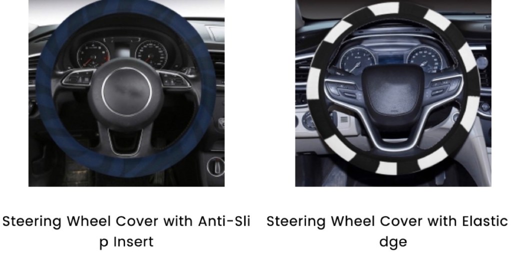 InterestPrint custom car steering wheel cover print-on-demand supplier