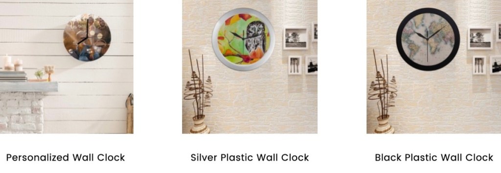InterestPrint custom wall clock print-on-demand supplier