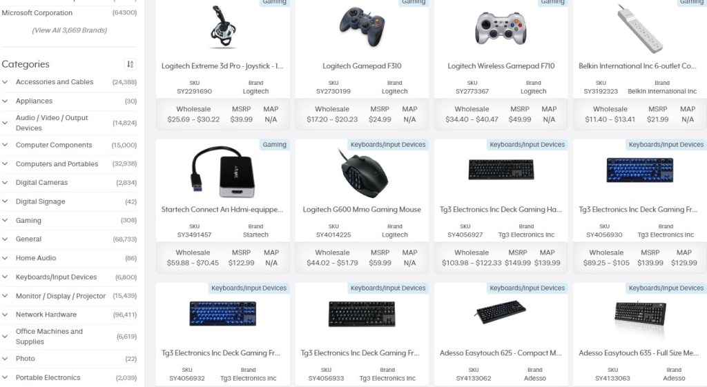 InventorySource video games & gaming gear dropshipping supplier