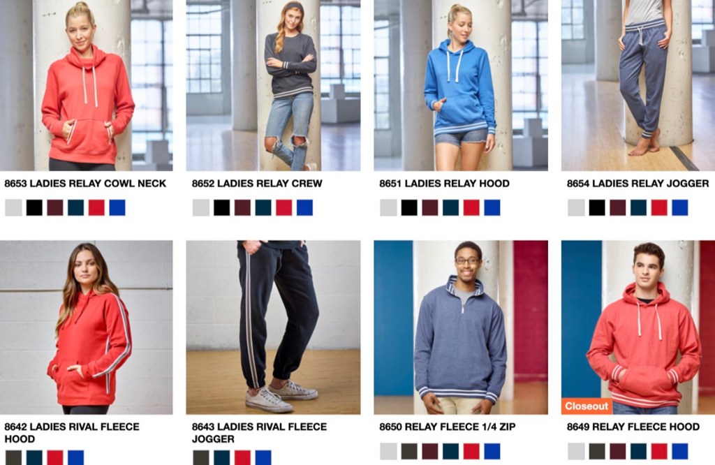 J America Blanks wholesale blank sweatsuit & jogger set supplier