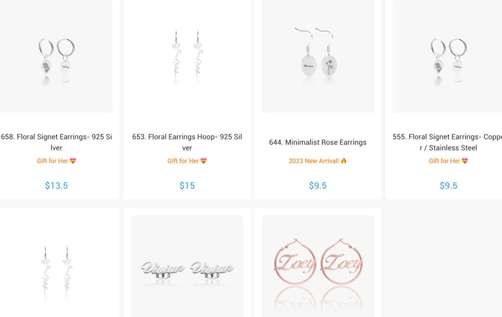 JetPrint custom earrings print-on-demand supplier