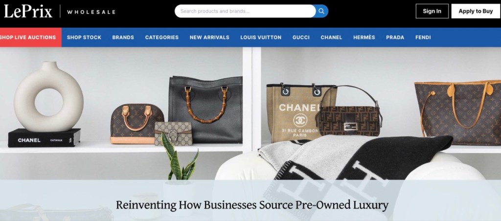 LePrix luxury handbag & brand designer purse wholesale supplier