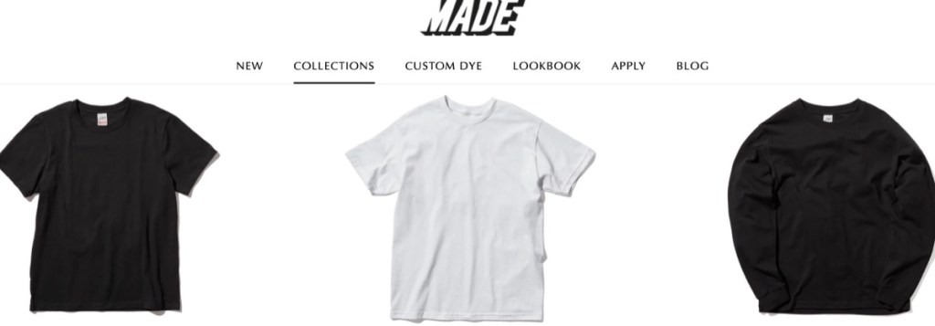 Made Blanks custom t-shirt manufacturer in Los Angeles, California, USA