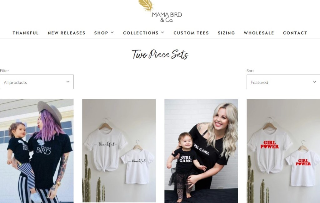 MamaBird & Co baby & children's fashion clothing dropshipping supplier