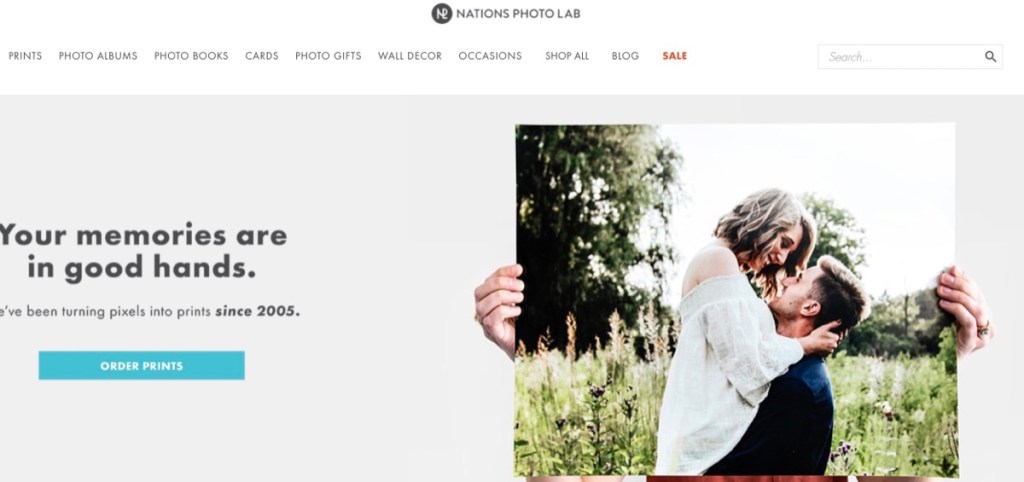 Nations Photo Lab USA online custom printing company & service
