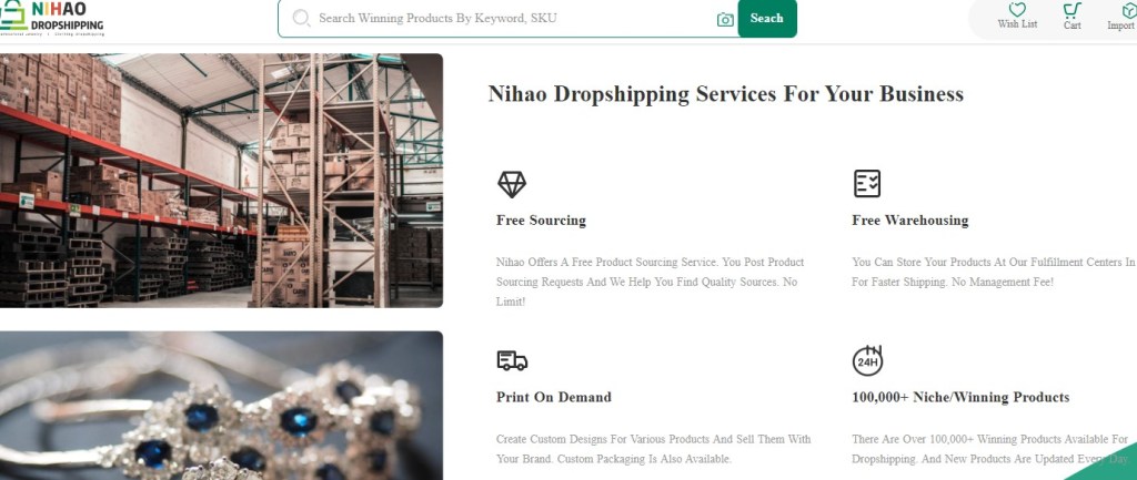 Nihao Dropshipping Shopify dropshipping supplier