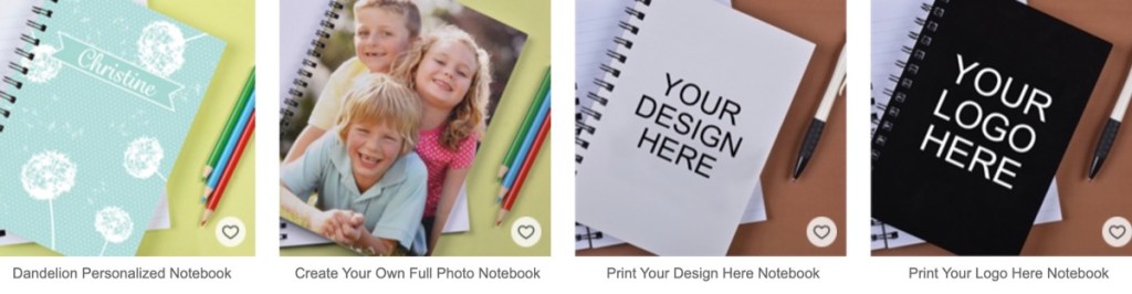 PrinterStudio spiral notebook print-on-demand supplier