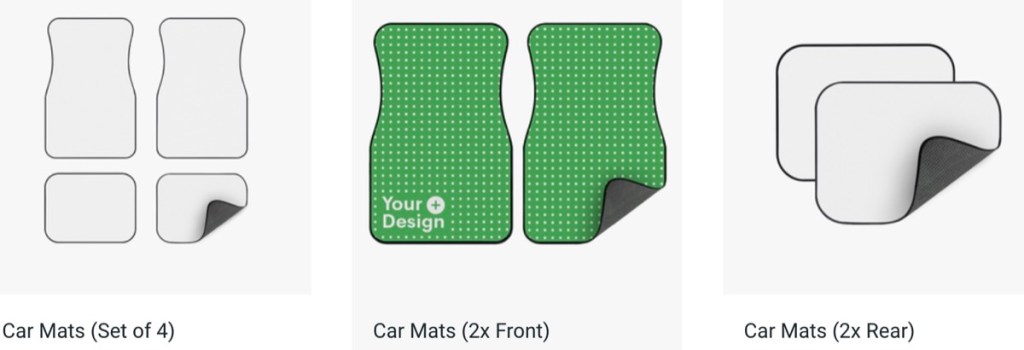 Printify car floor mat print-on-demand supplier