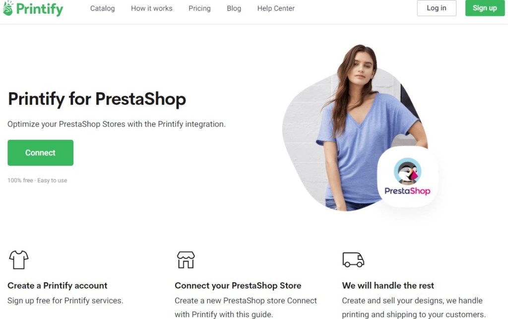 Printify PrestaShop print-on-demand module