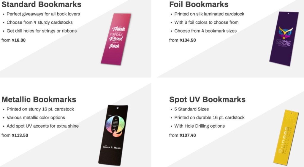 PrintPlace custom bookmark print-on-demand company