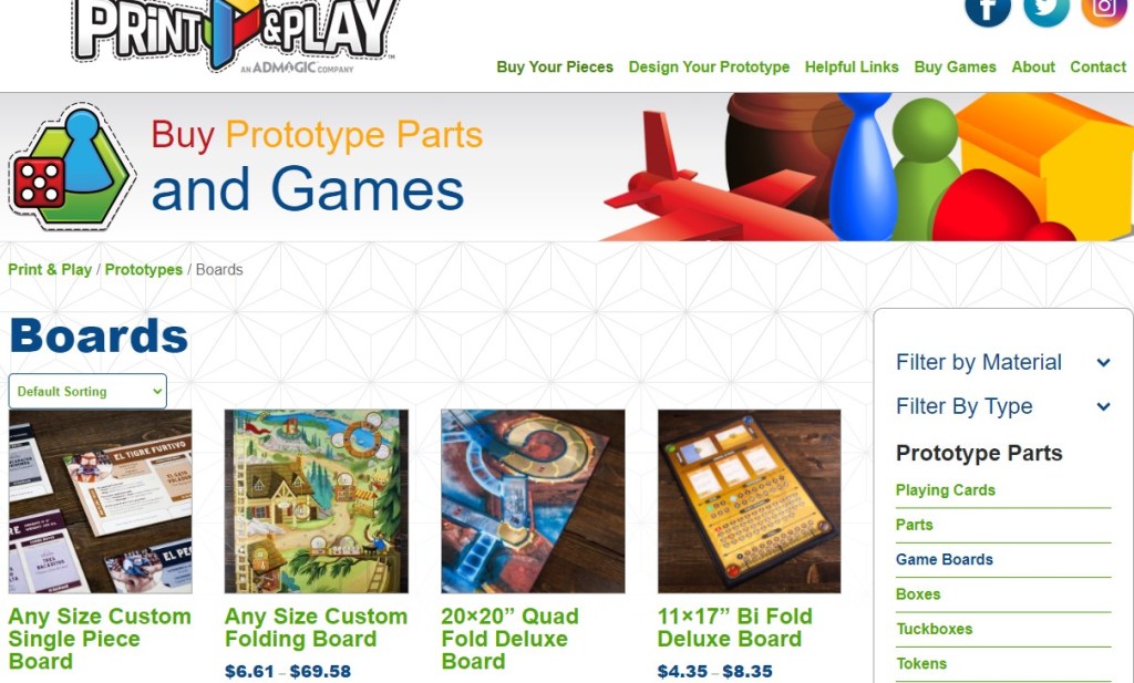 PrintPlayGames tabletop & board game print-on-demand company
