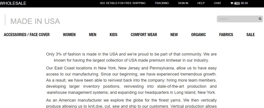 RoyalApparel New York wholesale clothing vendor & distributor