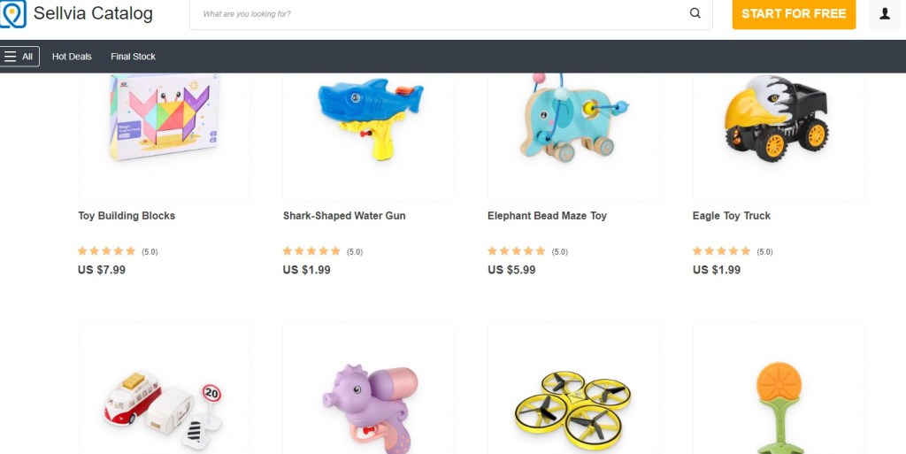 Sellvia baby & kids' toys dropshipping supplier