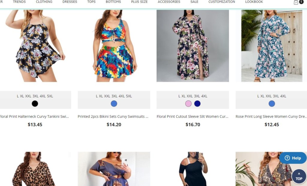 SheStar curvy & plus-size fashion clothing dropshipping supplier