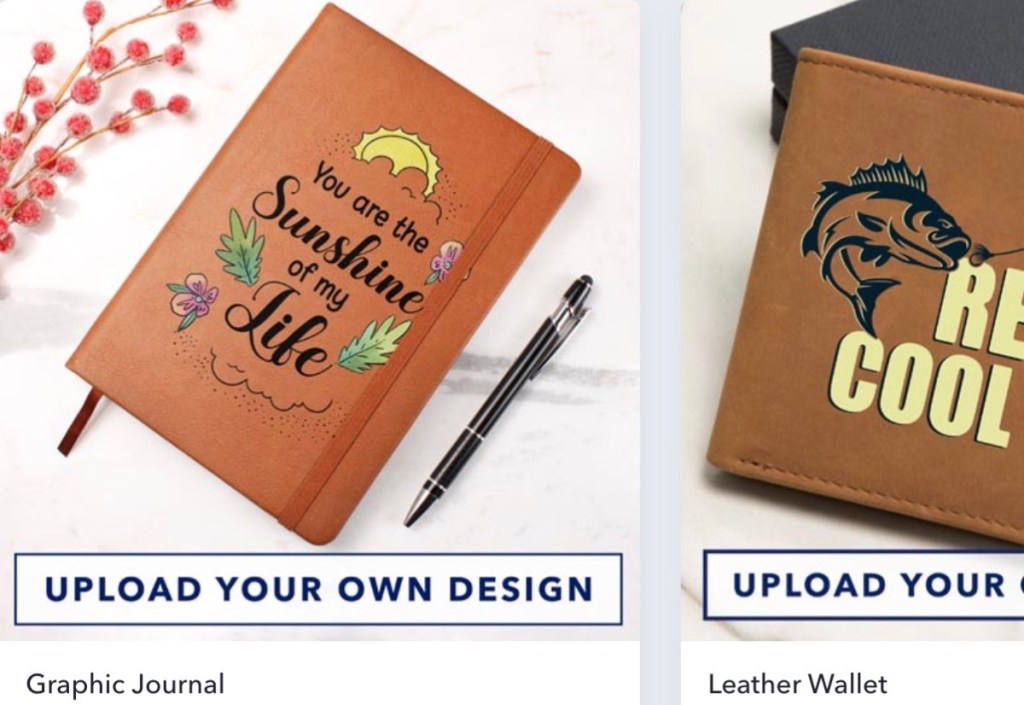 ShineOn leather notebooks & journals print-on-demand supplier