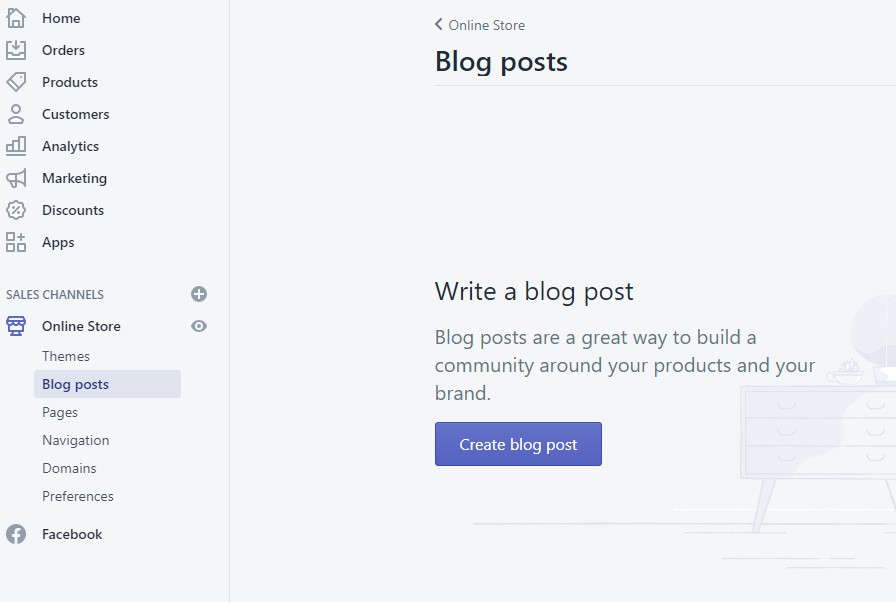 Shopify create-blog-posts button