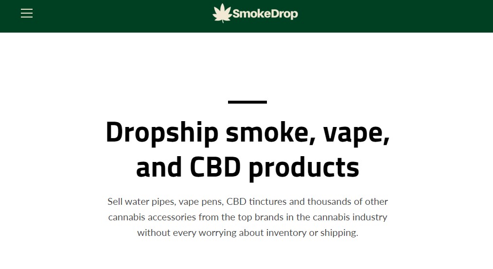 SmokeDrop US dropshipping supplier for Shopify