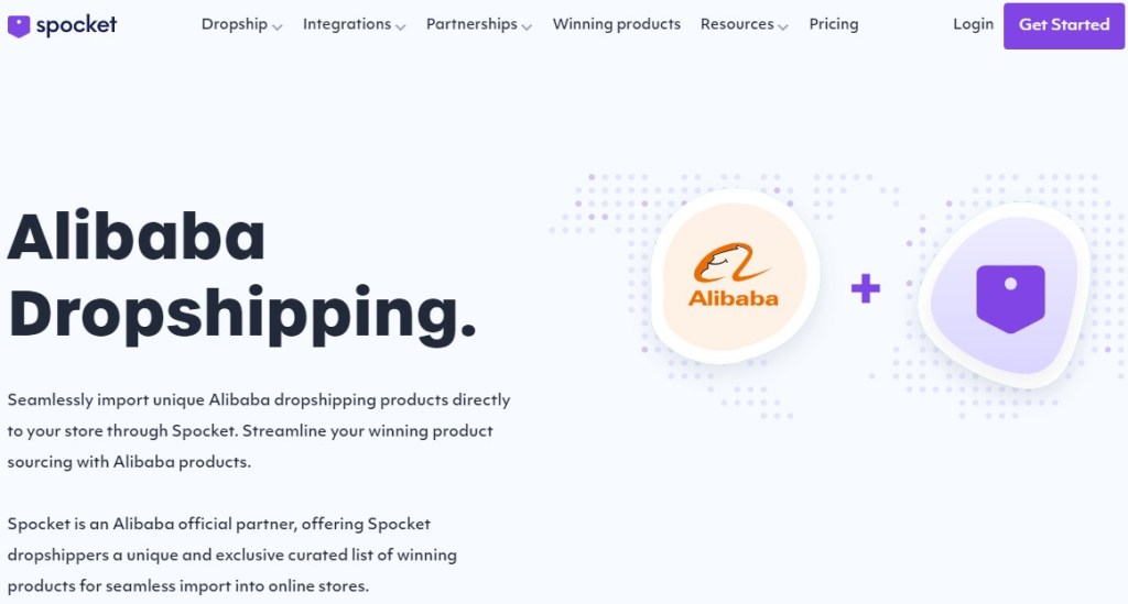 Spocket Alibaba dropshipping app