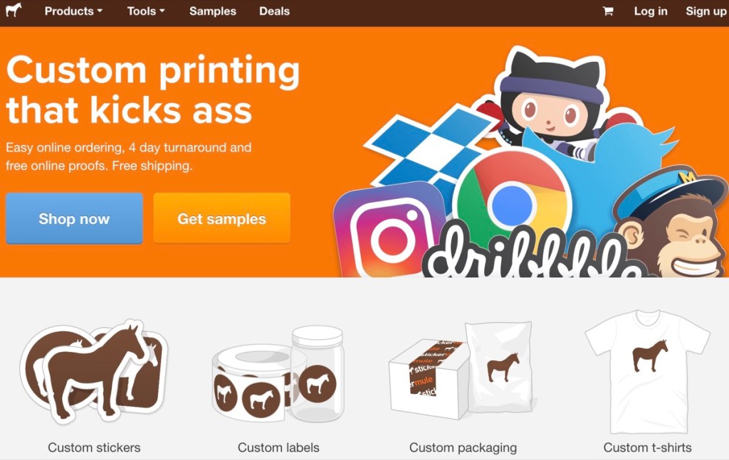 StickerMule USA online custom printing company & service