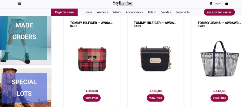Styliafoe luxury handbag & brand designer purse wholesale supplier