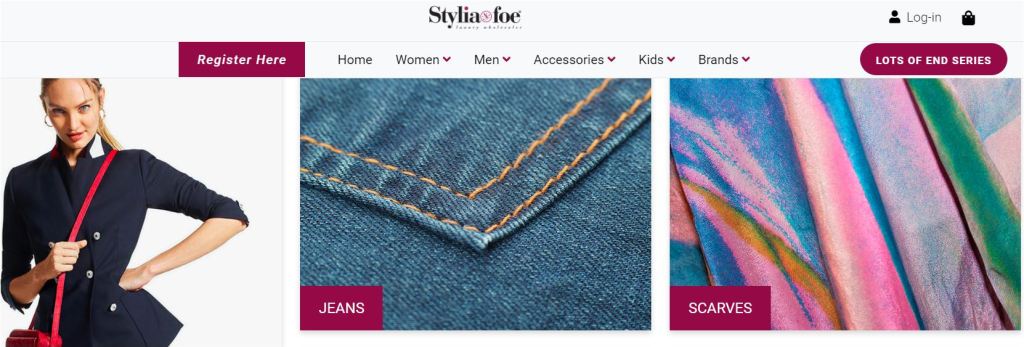 Styliafoe luxury & brand designer fashion clothing wholesaler