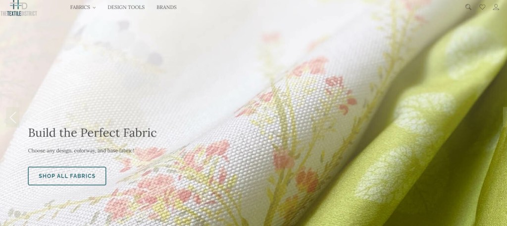 The Textile District fabric print-on-demand company