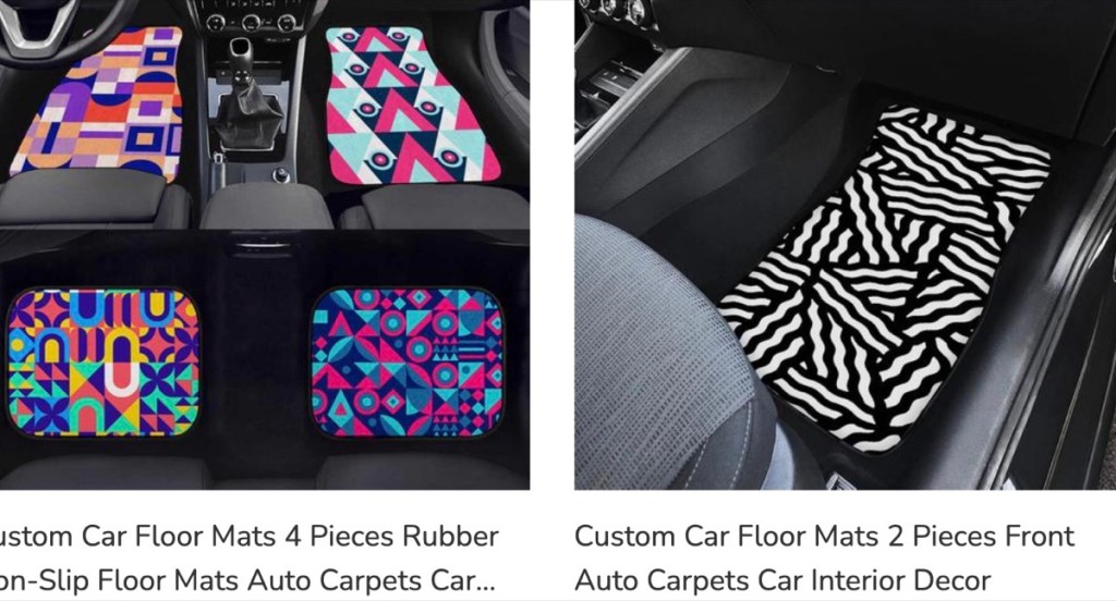 ThisNew car floor mat print-on-demand supplier