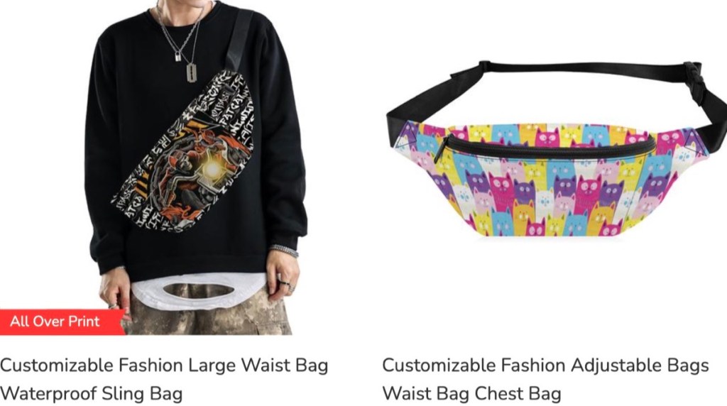 ThisNew fanny pack print-on-demand supplier