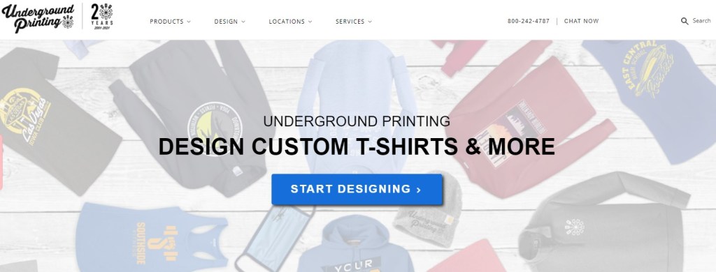 UnderGroundShirts screen printing print-on-demand company