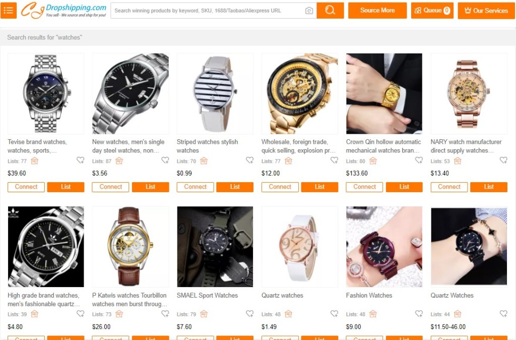 Watches products on CJ Dropshipping