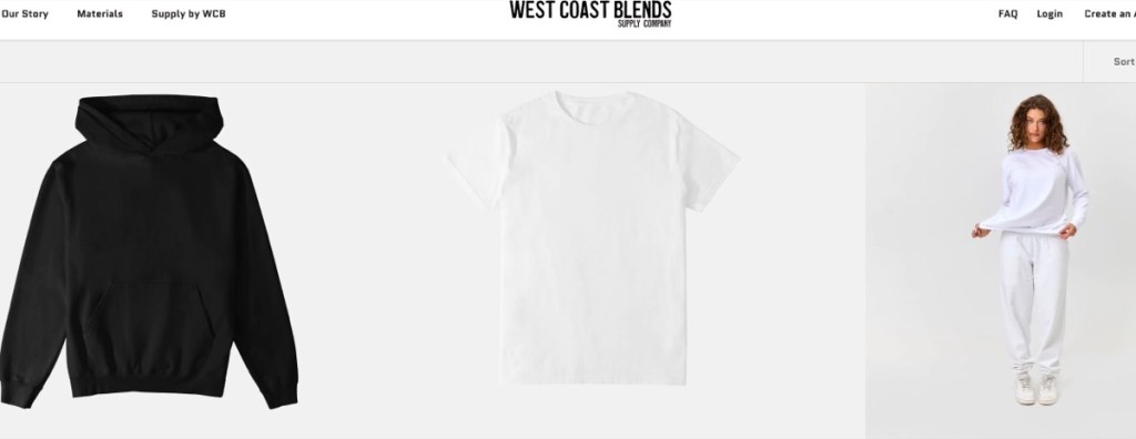 West Coast Blends ethical & sustainable clothing manufacturer in the USA