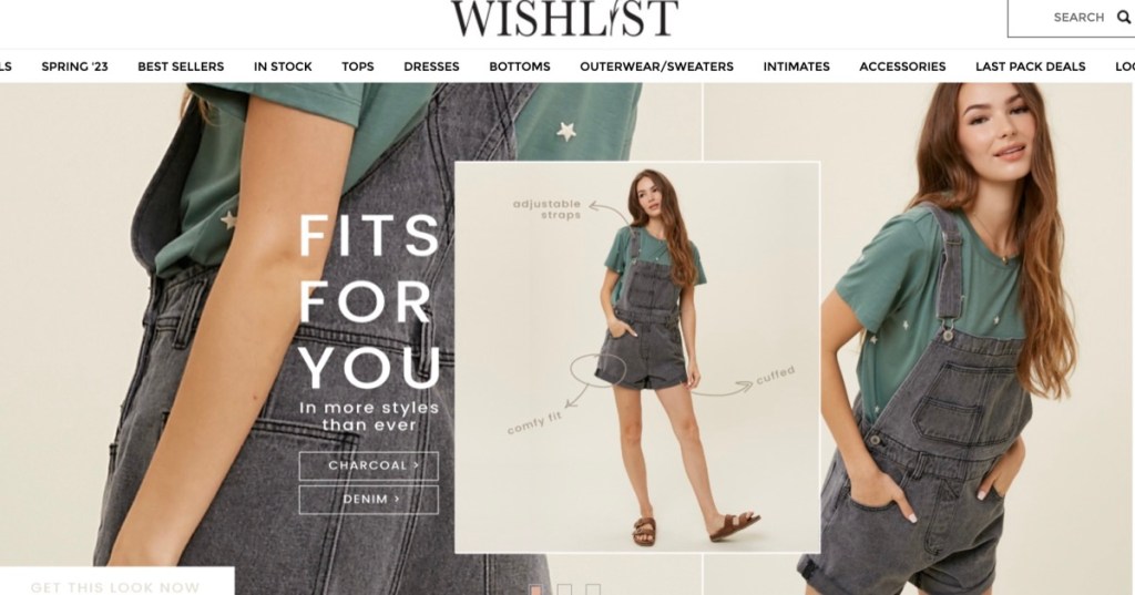 Wishlist Apparel women's boutique fashion clothing wholesale supplier
