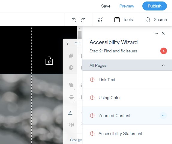 Wix Accessibility Wizard